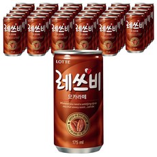 레쓰비 모카라떼, 175ml, 30캔