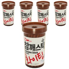 청우식품 참깨스틱 진, 85g, 5개