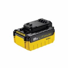 STANLEY TOOLS 18V 鋰電池 4.0Ah STBT184L, 1個