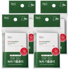 Dr.G 紅色淡斑控油紙, 70張, 4個