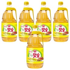 오뚜기 미향 발효 맛술, 1.8L, 5개