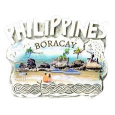 세계 여행 컬렉션 냉장고 자석, AA21 아시아 필리핀 보라카이A