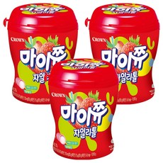 마이쮸 자일리톨 딸기, 110g, 3개