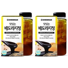 황토농원 맛있는 배도라지청 250g + 보틀, 1개입, 2세트