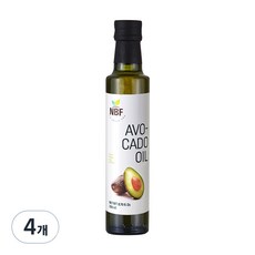 네츄라바이오푸즈 엑스트라버진 아보카도 오일, 260ml, 4개