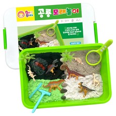 키드존 공룡 모래놀이, 혼합색상, 1개, 1.2kg