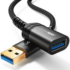 코드웨이 USB 3.0 연장케이블, 1개, 0.5m 0.5m, 0.5m