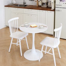 코멧 홈 원형 식탁 테이블, 화이트, 4인용 화이트, 4인용