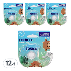 Shin Hung Tonyco 鋼製分配器辦公室花式膠帶半透明牛 18mm x 15m, 12個