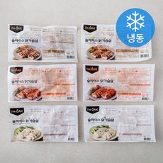 아임닭 소스 닭가슴살 슬라이스 양송이크림소스 130g x 2입 + 양념치킨소스 130g x 2입 + 갈릭스테이크소스 130g x 2입 (냉동), 1세트