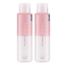어퓨 미네랄 대용량 스윗로즈 립앤아이 리무버, 250ml, 2개
