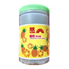 紅獅 鳳梨果粒醬, 2.2公斤, 台灣產, 2.2kg, 1桶