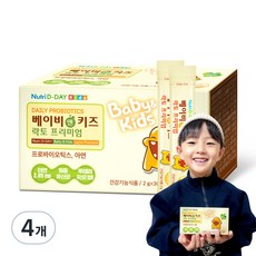 뉴트리디데이 베이비앤키즈 락토프리미엄 유산균, 60g, 4개