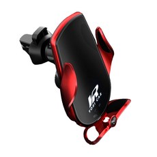 YORI優里 15W無線充電手機支架 12.9 x 6.4 x 1.5cm 214g, 紅色, 1個