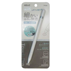 HOLIC 360度高感度圓盤二合一觸控筆, 極細吸盤筆頭, 操作舒適, TP208, 1支