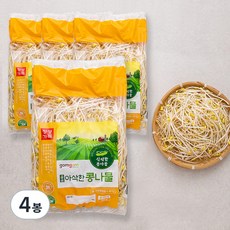 곰곰 아삭한 콩나물, 500g, 4봉 - 에띰