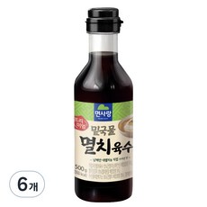 면사랑 프리미엄 멸치육수, 500ml, 6개