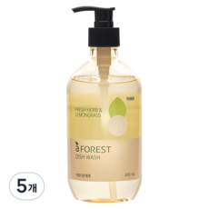 에이포레 후레쉬허브 주방세제, 485ml, 5개