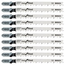 BOSCH 博世 木材曲線鋸條 T101D, 10個