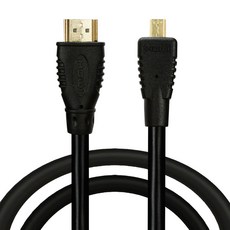 컴길 마이크로 HDMI 케이블 블랙 1.5m, DW-HDMM, 1개