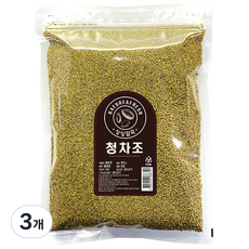 월드그린 청차조, 800g, 3개