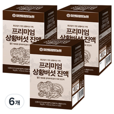 참앤들황토농원 프리미엄 상황버섯진액 30p, 2.1L, 6개
