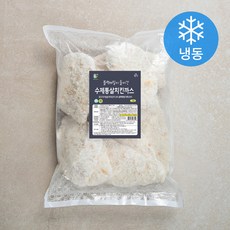 블랙메밀이 들어간 수제 통살치킨까스100 (냉동), 1kg, 1개