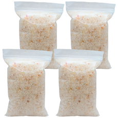advance jewel 寶峻晶石館 玫瑰鹽粒, 水晶泡粗鹽 避邪開運 淨化 1KG (非食用級), 4包