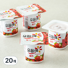요플레 오리지널 딸기, 85g, 4개입, 5개 85g, 4개입, 5개