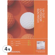 메디힐 유브이 컷 아웃도어 트리플 프로텍션 선 패치 3종 x 4p 세트, 5g, 4개