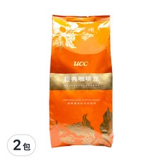UCC 特級綜合經典咖啡豆, 保留咖啡花果香, 醇厚質地, 齒頰留香回甘, 巧克力甜香, 單向透氣閥包裝, 嚴格人工挑選, 品質安心有保障, 咖啡豆(無研磨), 450g, 2包