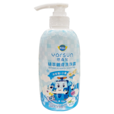 YOrSUn 悠森兒 Poli 波力 植萃親膚洗髮露, 溫和配方, pH5.5, 無酒精/矽靈/Paraben, 新生兒與孕媽咪適用, 500ml, 1瓶