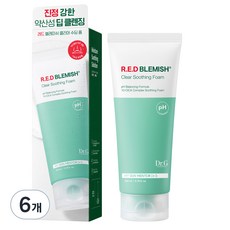 닥터지 약산성 레드 블레미쉬 클리어 수딩 폼, 200ml, 6개