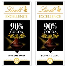 린트엑셀런스 다크 90% 초콜릿, 100g, 2개