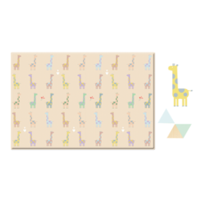 BABY CARE 皇冠遊戲墊，多彩小鹿（Giraffe In Love），185x125x1.2厘米，0個月以上適用, M(185 x 125 x 1.2cm), 1個