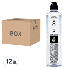 AQUA CARPATICA 喀爾巴阡 天然礦泉水 750ml*12瓶, 低礦物質含量, 低鈉、低硝酸鹽
