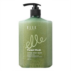 ELLE PARIS 스크럽 바디워시 포레스트머스크향 [여드름 기능성], 1개, 500ml