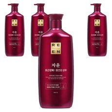 리엔 자윤 강화 중건성 샴푸, 950ml, 4개