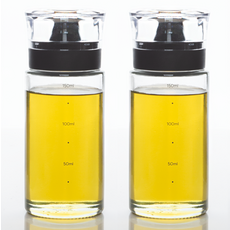 시노글라스 신형 오일병 블랙, 170ml, 2개