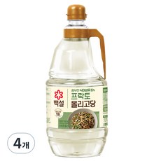 백설 프락토 올리고당, 2.45kg, 4개