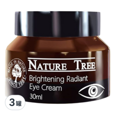 NATURE TREE 自然樹 緊緻撫紋眼霜 30ml, 改善眼周乾燥 皺紋 鬆弛, 使眼周肌膚光滑緊實 煥發年輕光彩, 3罐