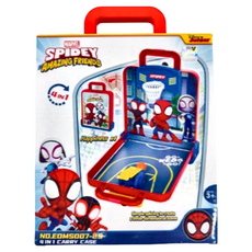 MARVEL 漫威 Spidey and His Amazing Friends 4合1桌上遊戲組 4合1手提箱, SPIDER-MAN 蜘蛛人, 1組