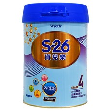Wyeth 惠氏 S-26 資兒樂幼童成長配方 再升級版 4號, S-HMO助力寶寶成長, 學習發展好夥伴, 3-7歲適用, 3-7歲, 850g, 1罐