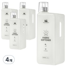 비지엔젤 초고농축 유아섬유유연제 코튼블라썸, 1L, 4개 1.2L, 4개
