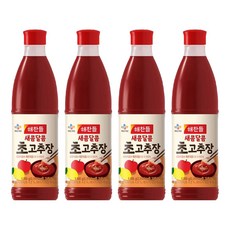 해찬들 새콤달콤 초고추장, 1.05kg, 4개