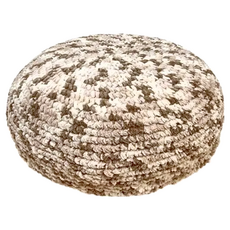米特薩 圓墊針織坐墊套, 45(直徑)x20(高)cm, 皮拉沙丘色, 45 x 20cm, 皮拉沙丘