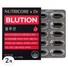 뉴트리코어 Dr 블루션 73.8g, 60정, 2개