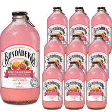 분다버그 핑크 그래이프푸르트 탄산음료, 375ml, 10개