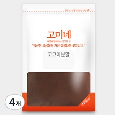 고미네 코코아분말, 300g, 1개입, 4개