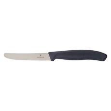 VICTORINOX 瑞士維氏 蔬果廚刀及餐刀 黑色 ABS材質, 1支